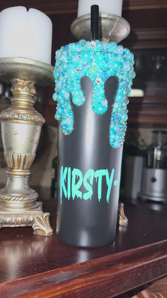 Custom Bubble Drip Tumbler